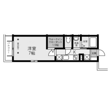 葛飾区賃貸マンション・1K